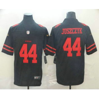 Men's San Francisco 49ers #44 Kyle Juszczyk Black 2017 Vapor Untouchable Stitched NFL Nike Limited Jersey