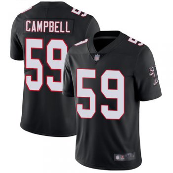 Falcons #59 De'Vondre Campbell Black Alternate Men's Stitched Football Vapor Untouchable Limited Jersey