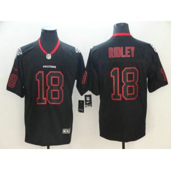 Nike Falcons #18 Calvin Ridley Lights Out Black Color Rush Limited Jersey