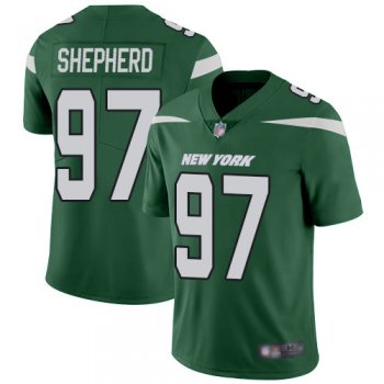 New York Jets #97 Nathan Shepherd Green Team Color Men's Stitched Football Vapor Untouchable Limited Jersey