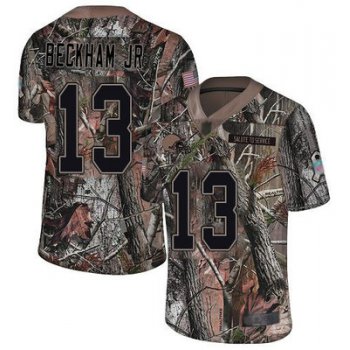 Men's Cleveland Browns #13 Odell Beckham Jr Camo Stitched Football Limited Rush Realtree Jersey