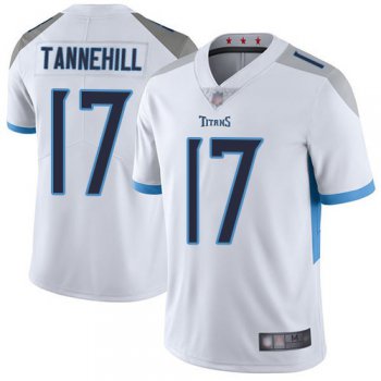 Men's Tennessee Titans 17 Ryan Tannehill White Vapor Untouchable Limited Jersey