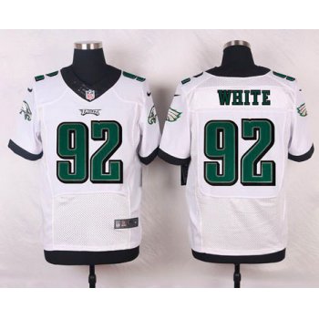 Philadelphia Eagles #92 Reggie White White Retired Player NFL Nike Elite Jersey