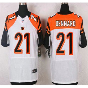 Cincinnati Bengals #21 Darqueze Dennard White Road NFL Nike Elite Jersey