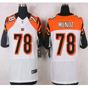 Cincinnati Bengals #78 Anthony Munoz White Road NFL Nike Elite Jersey