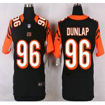 Cincinnati Bengals #96 Carlos Dunlap Black Team Color NFL Nike Elite Jersey