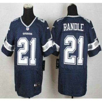 Dallas Cowboys #21 Joseph Randle Nike Blue Elite Jersey