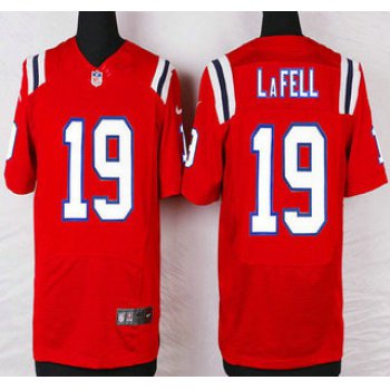 New England Patriots #19 Brandon LaFell Red Alternate NFL Nike Elite Jersey