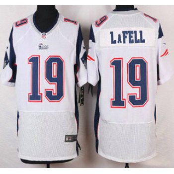 New England Patriots #19 Brandon LaFell White Road NFL Nike Elite Jersey