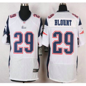 New England Patriots #29 LeGarrette Blount White Road NFL Nike Elite Jersey