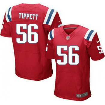 New England Patriots #56 Andre Tippett Red Retired Player NFL Nike Elite Jersey