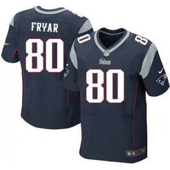 New England Patriots #80 Irving Fryar Navy Blue Retired Player NFL Nike Elite Jersey