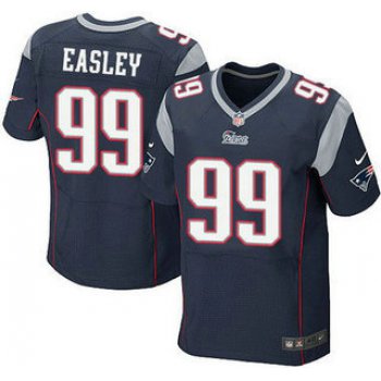 New England Patriots #99 Dominique Easley Navy Blue Team Color NFL Nike Elite Jersey