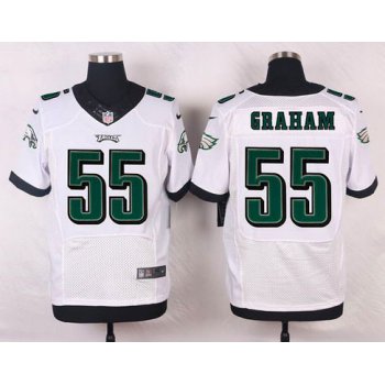 Philadelphia Eagles #55 Brandon Graham White Road NFL Nike Elite Jersey