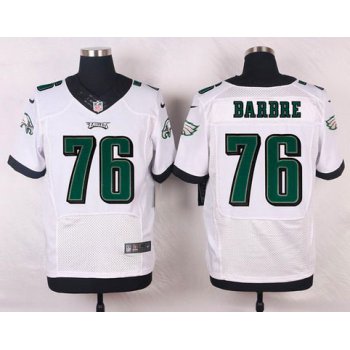 Philadelphia Eagles #76 Allen Barbre White Road NFL Nike Elite Jersey