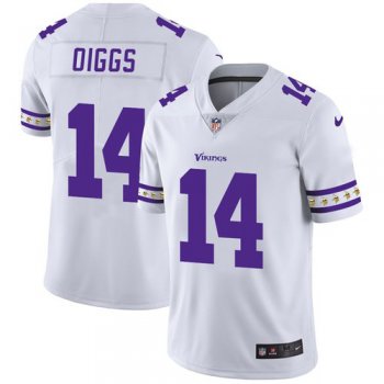 Minnesota Vikings #14 Stefon Diggs Nike White Team Logo Vapor Limited NFL Jersey