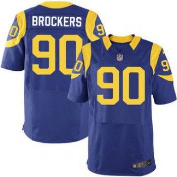 Men's Los Angeles Rams #90 Michael Brockers Royal Blue Alternate NFL Nike Elite Jersey