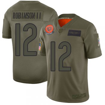 Nike Bears #12 Allen Robinson II Camo Men's Stitched NFL Limited 2019 Salute To Service Jersey