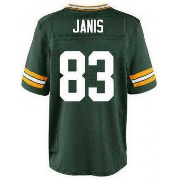 Men's Green Bay Packers #83 Jeff Janis Green Team Color NFL Nike Elite Jersey