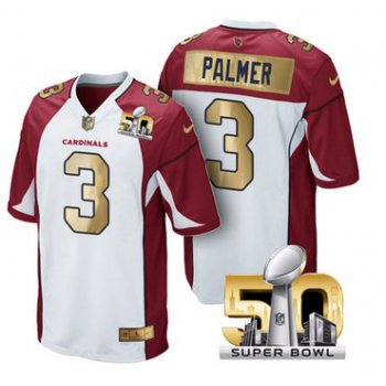 Pre Order Arizona Cardinals Jersey 3 Carson Palmer White Super Bowl 50 Limited Jerseys