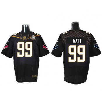 Men's Houston Texans #99 J.J. Watt Black 2016 Pro Bowl Nike Elite Jersey