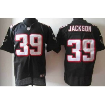 Nike Atlanta Falcons #39 Steven Jackson Black Elite Jersey