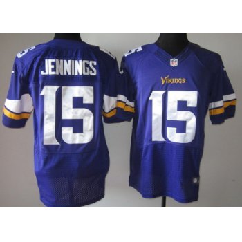 Nike Minnesota Vikings #15 Greg Jennings 2013 Purple Elite Jersey