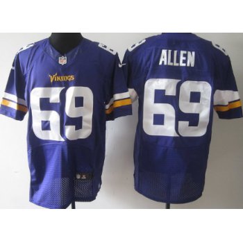 Nike Minnesota Vikings #69 Jared Allen 2013 Purple Elite Jersey