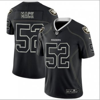 Nike Raiders #52 Khalil Mack Black Shadow Legend Limited Jersey