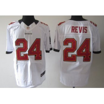 Nike Tampa Bay Buccaneers #24 Darrelle Revis White Elite Jersey