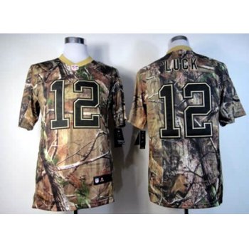 Nike Indianapolis Colts #12 Andrew Luck Realtree Camo Elite Jersey