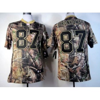 Nike New England Patriots #87 Rob Gronkowski Realtree Camo Elite Jersey