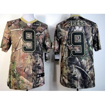 Nike New Orleans Saints #9 Drew Brees Realtree Camo Elite Jersey