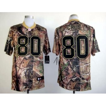 Nike New York Giants #80 Victor Cruz Realtree Camo Elite Jersey