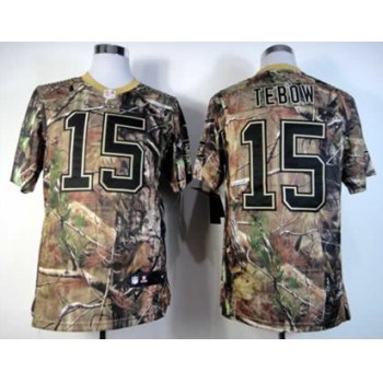 Nike New York Jets #15 Tim Tebow Realtree Camo Elite Jersey