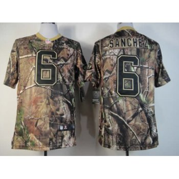 Nike New York Jets #6 Mark Sanchez Realtree Camo Elite Jersey