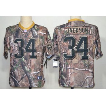 Nike Oakland Raiders #34 Bo Jackson Realtree Camo Elite Jersey