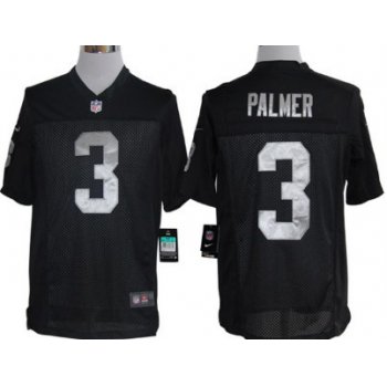 Nike Oakland Raiders #3 Carson Palmer Black Limited Jersey