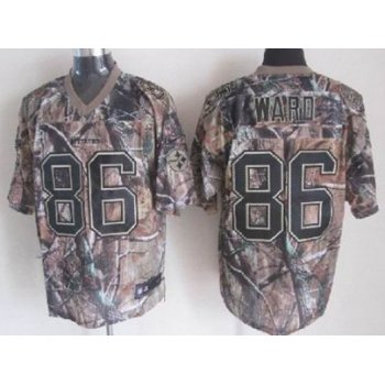 Nike Pittsburgh Steelers #86 Hines Ward Realtree Camo Elite Jersey