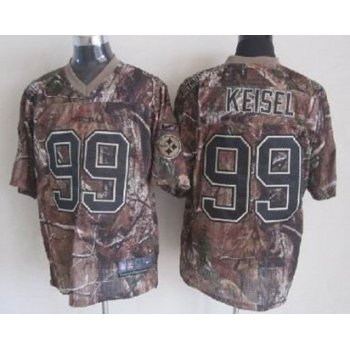 Nike Pittsburgh Steelers #99 Brett Keisel Realtree Camo Elite Jersey