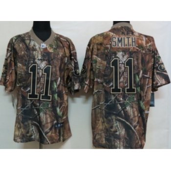 Nike San Francisco 49ers #11 Alex Smith Realtree Camo Elite Jersey