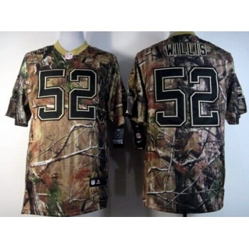 Nike San Francisco 49ers #52 Patrick Willis Realtree Camo Elite Jersey