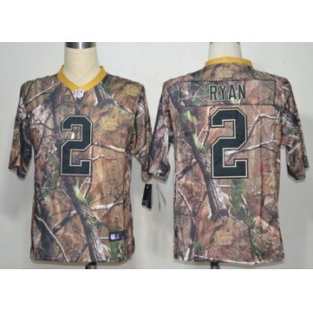 Nike Atlanta Falcons #2 Matt Ryan Camo Realtree Elite Jersey