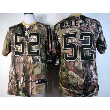 Nike Baltimore Ravens #52 Ray Lewis Realtree Camo Elite Jersey