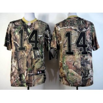 Nike Cincinnati Bengals #14 Andy Dalton Realtree Camo Elite Jersey