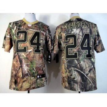 Nike Dallas Cowboys #24 Morris Claiborne Realtree Camo Elite Jersey