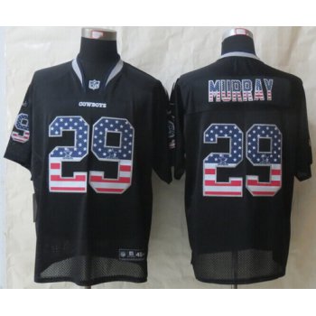 Nike Dallas Cowboys #29 DeMarco Murray 2014 USA Flag Fashion Black Elite Jersey