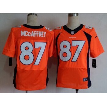 Nike Denver Broncos #87 Ed McCaffrey 2013 Orange Elite Jersey