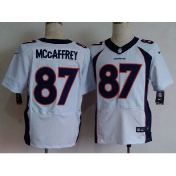 Nike Denver Broncos #87 Ed McCaffrey 2013 White Elite Jersey