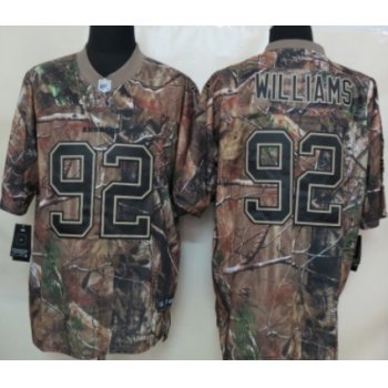 Nike Denver Broncos #92 Sylvester Williams Realtree Camo Elite Jersey